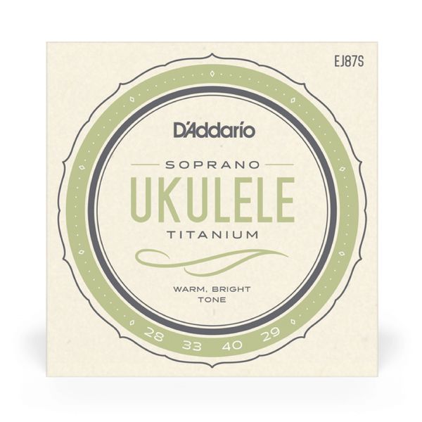 D'Addario EJ87S Sopran Ukulele Strenger, Titanium
