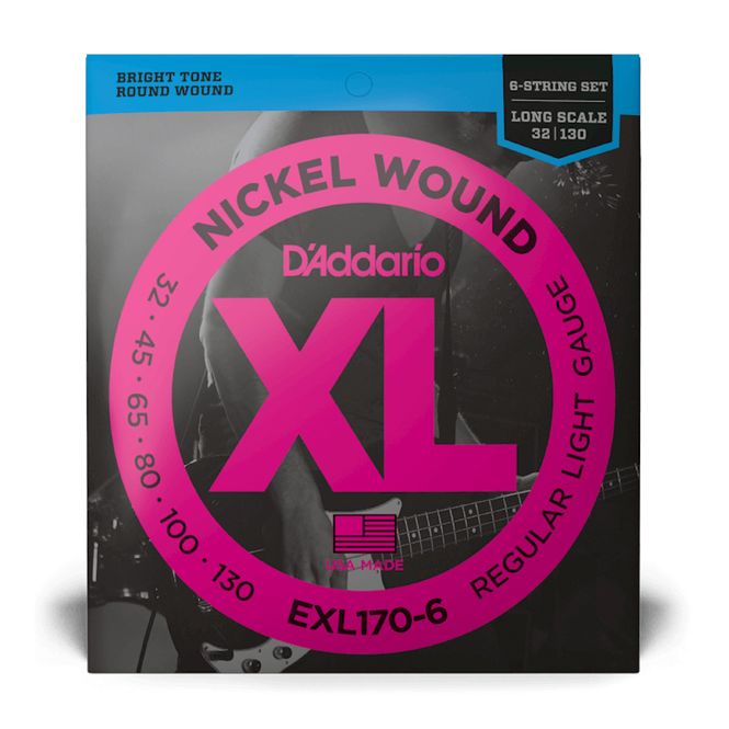 Hovedbilde D'Addario EXL170-6 Regular Light (32-130)