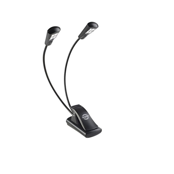 Hovedbilde K&M 12246 Notestativlys Dobbel 4 LED