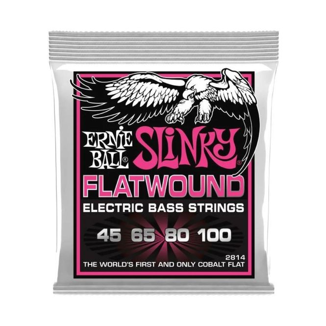 Hovedbilde Ernie Ball 2814 Flatwound Cobalt Bass (45-100)