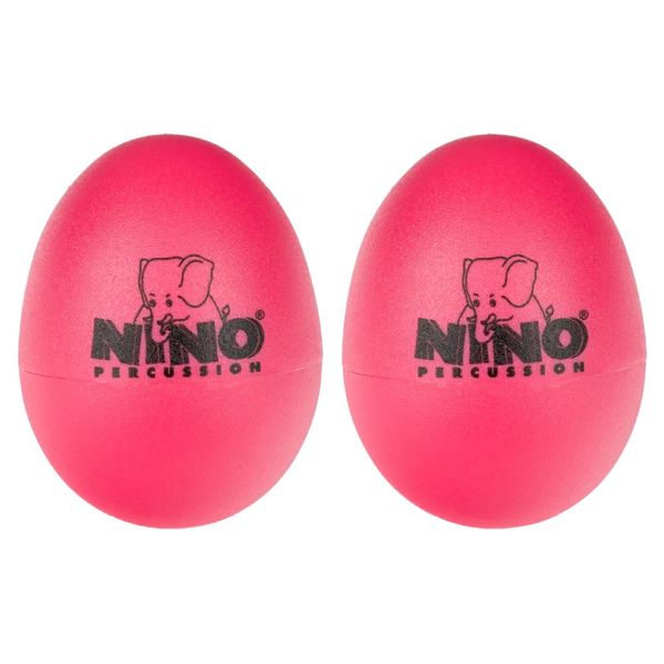 Nino Percussion 540SP-2 Egg Shaker Par, Strawberry Pink