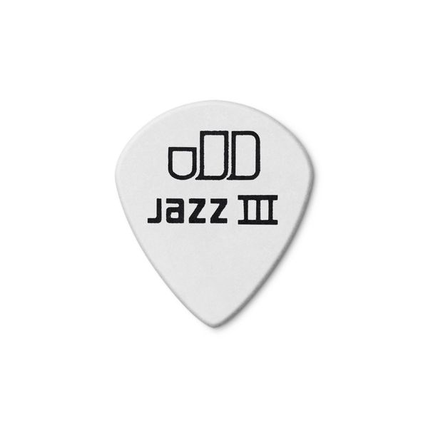 Dunlop 478P1.14 Tortex White Jazz III, Hvit 12-pack