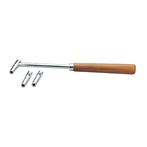 K&M 16700 Stemmenøkkelsett, m/3 adapterere