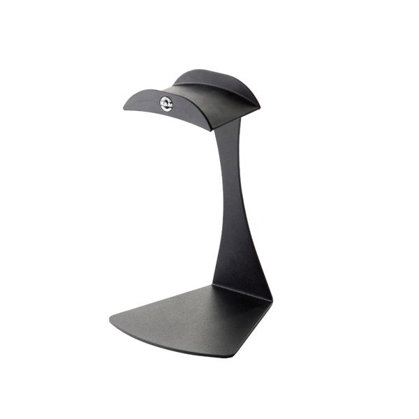 K&M 16075 Bordstativ for hodetelefoner, Svart
