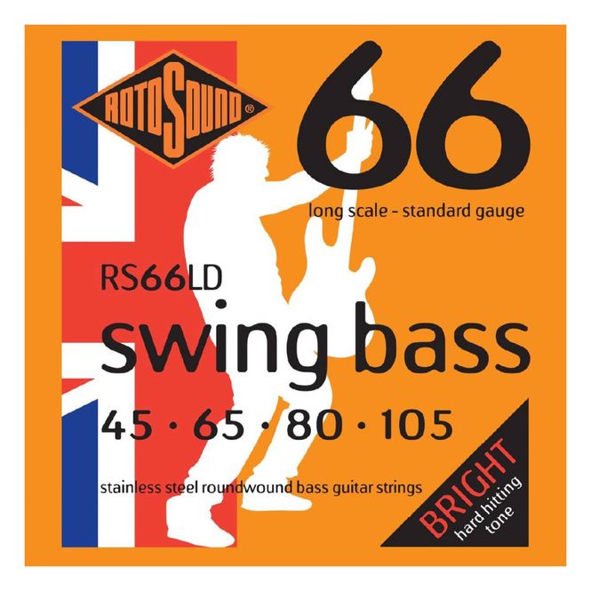 Hovedbilde Rotosound RS66LD Long Scale Stainless Steel (045-105)