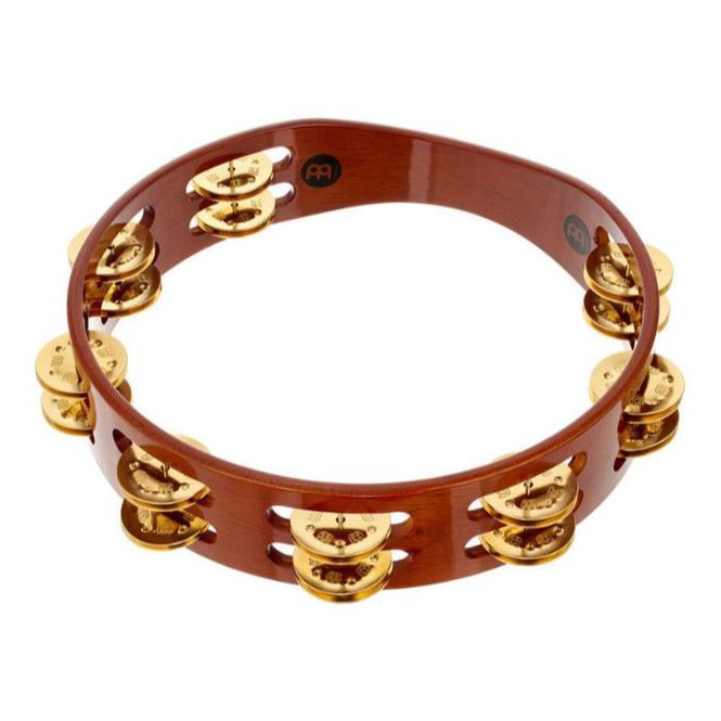 Hovedbilde Meinl TA2B-AB Wood Tamburin, Brass, Dobbel