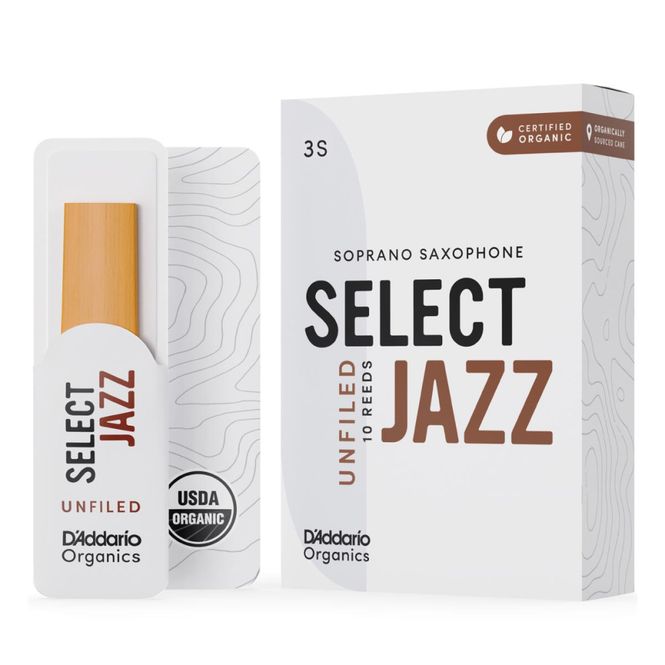 Hovedbilde D'Addario Select Jazz Unfiled Sopransax, 3 Soft
