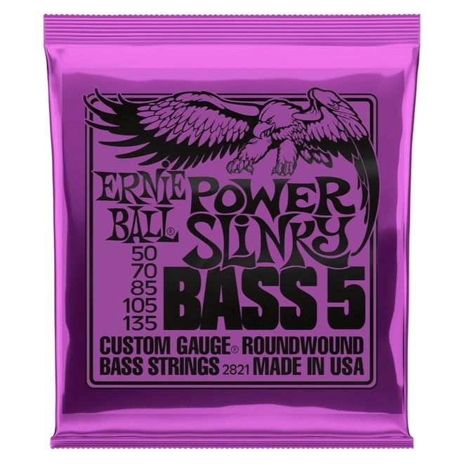 Hovedbilde Ernie Ball 2821 5-String Bass Power Slinky Nickel