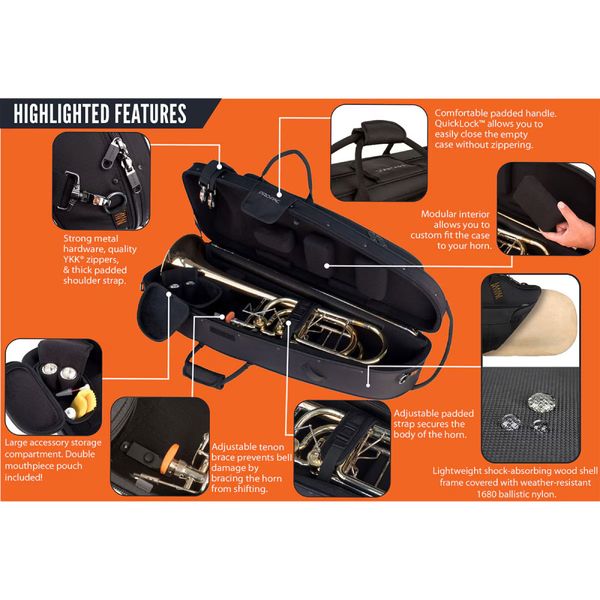 Protec IP306CT IPAC Contoured Trombone Case